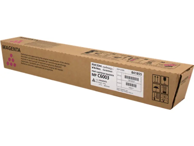 Cartouche toner magenta original Ricoh 841855 MP C6003