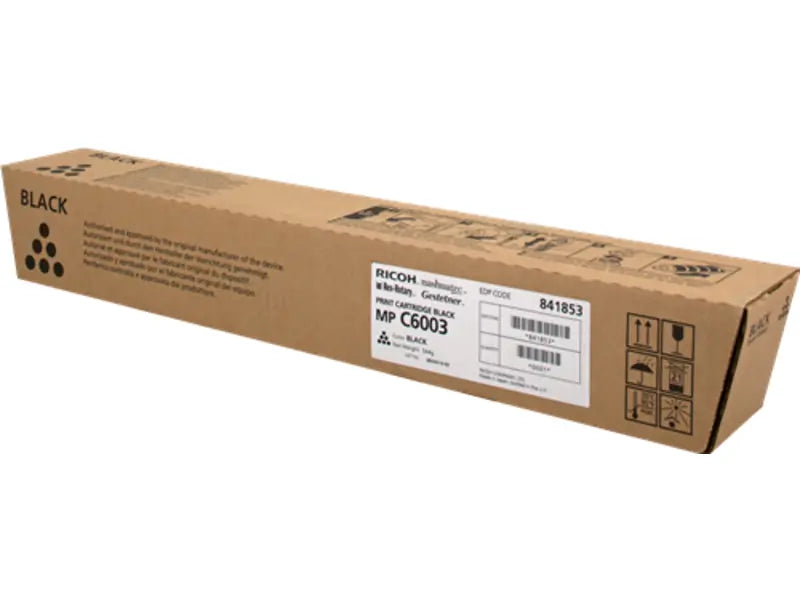 Cartouche toner noir original Ricoh 841853 MP C6003 