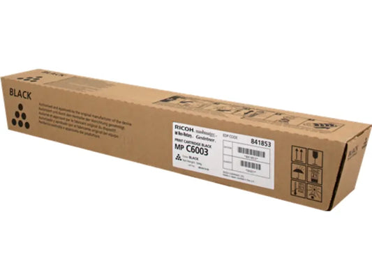 Cartouche toner noir original Ricoh 841853 MP C6003 