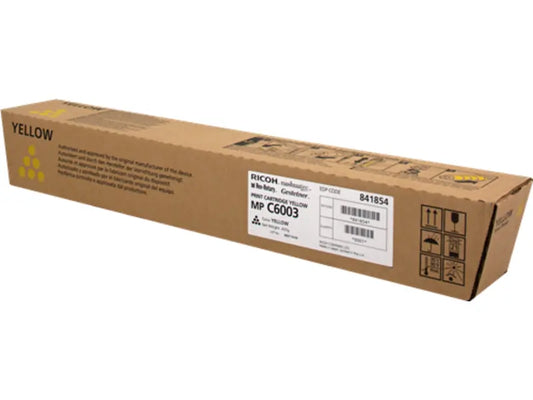 Cartouche toner jaune original Ricoh 841854 MP C6003 