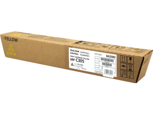 Cartouche toner jaune original Ricoh 842080 MP C305