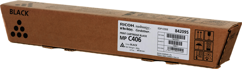Cartouche toner noir original Ricoh 842095 MP C306 et MP C406 