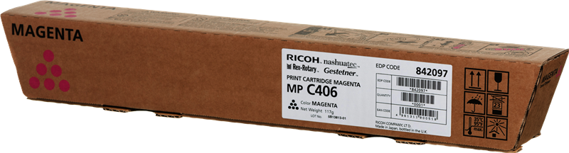 Cartouche toner magenta Ricoh 842097 MP C306 et MP C406