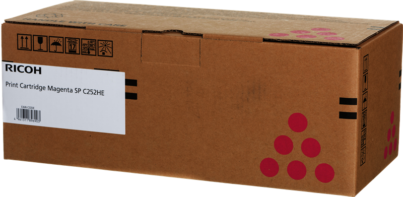 Cartouche toner magenta original Ricoh 407718 SP C252